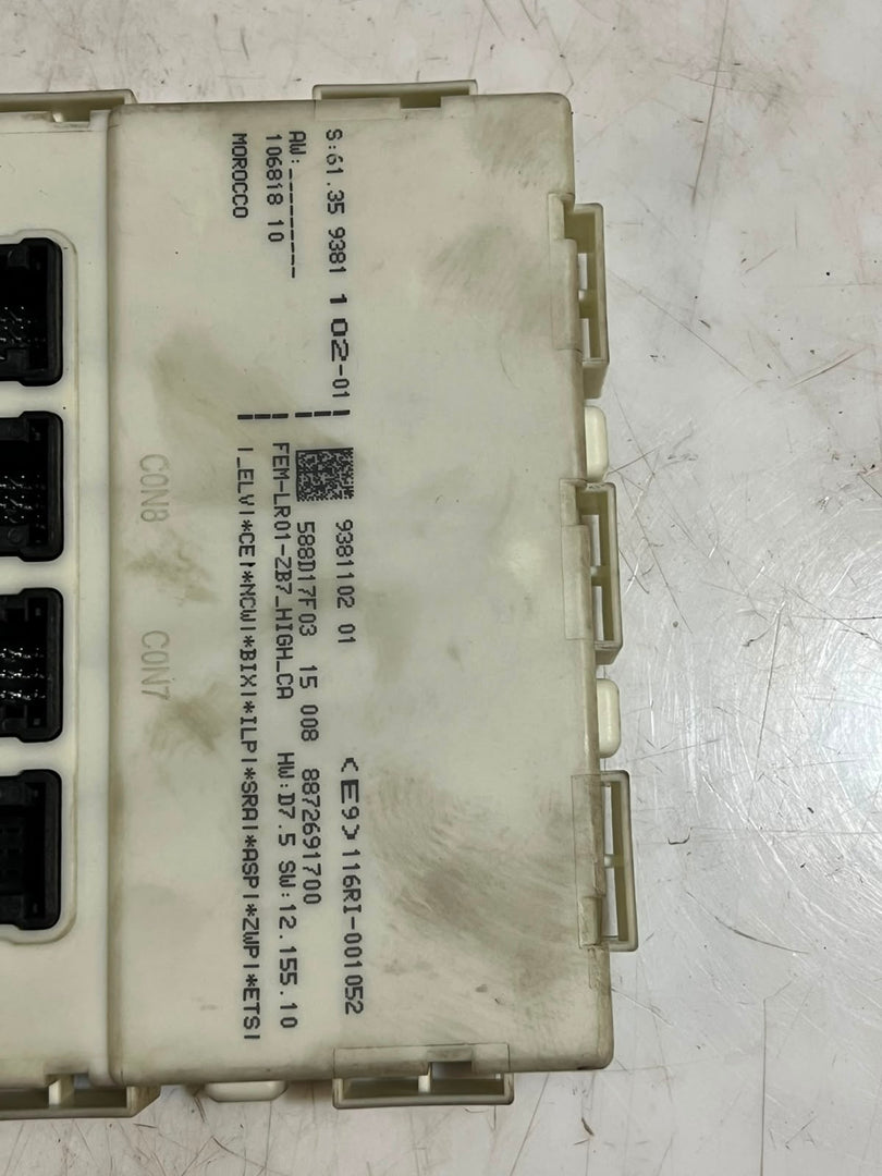 2015 BMW 320i GT F34 N20 ECU DME FEM Set 8639595 OEM