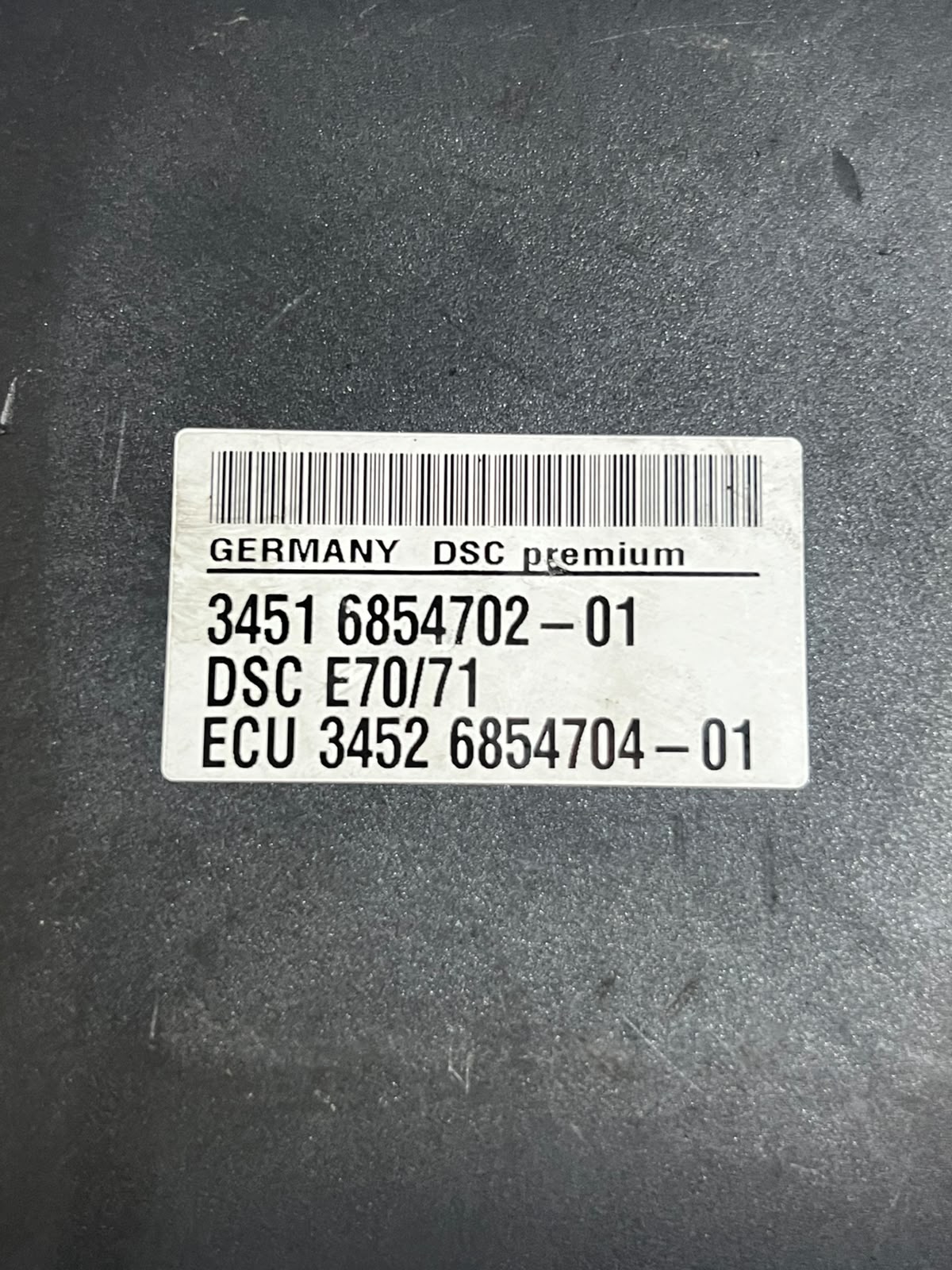 BMW X5 E70 X6 E71 ABS DSC Hydraulic Brake Pump Module 6854702 OEM 2007-2014