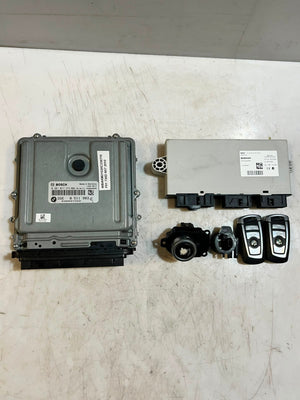 2011 BMW 730Ld F02 N57 3.0D ECU DDE CAS Key Kit 8511983 OEM