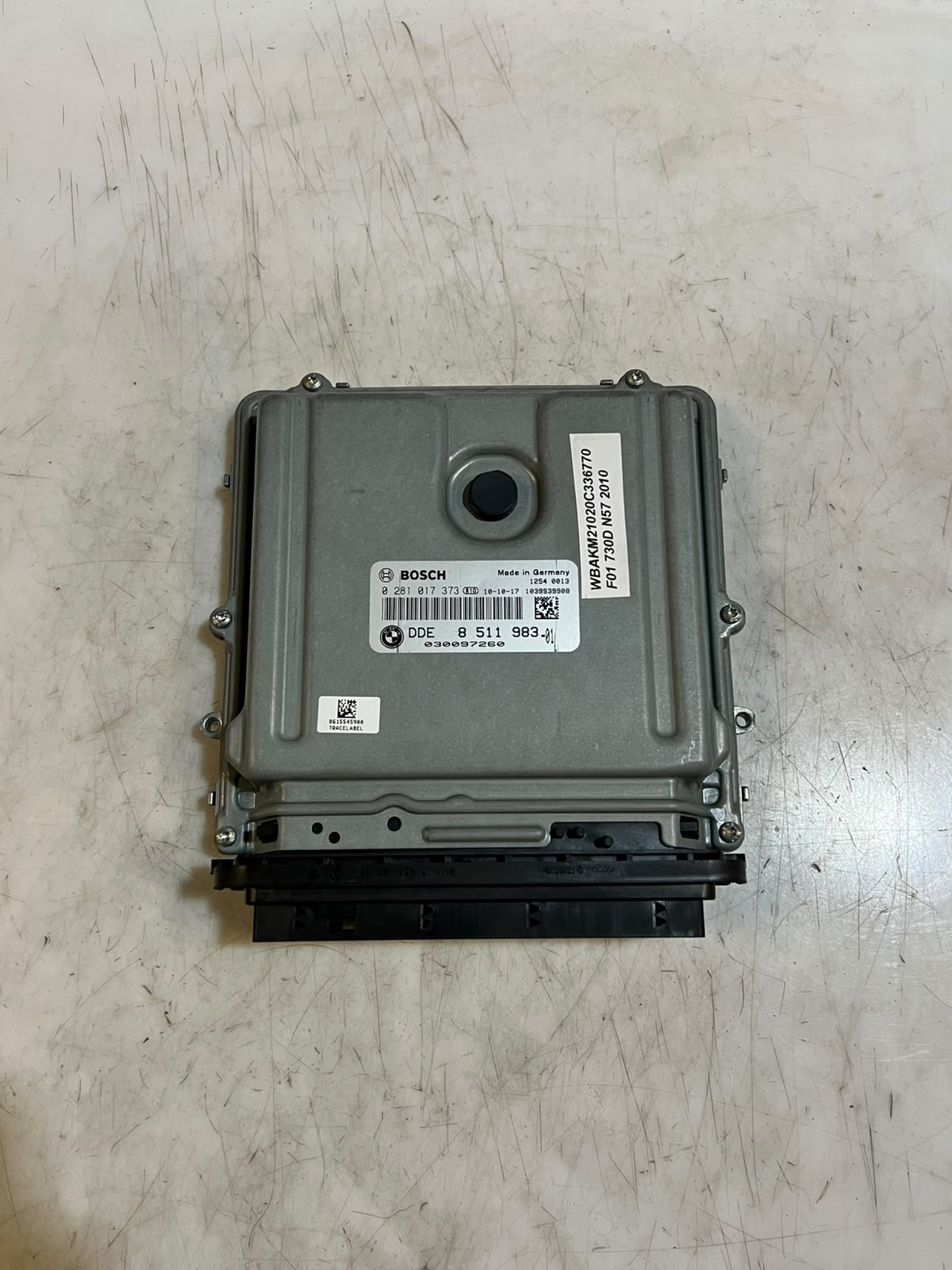 2011 BMW 730Ld F02 N57 3.0D ECU DDE CAS Key Kit 8511983 OEM