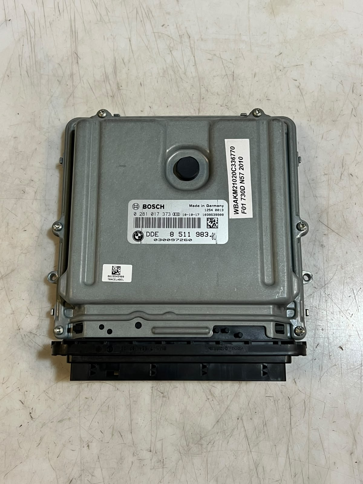 2011 BMW 730Ld F02 N57 3.0D ECU DDE CAS Key Kit 8511983 OEM