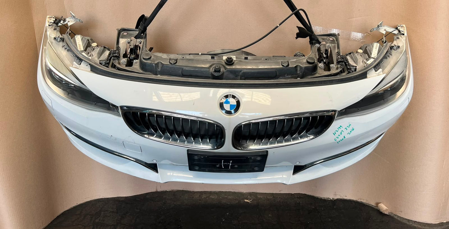2015 BMW 320i GT F34 N20 Complete Front Nose Cut Headlights Grille Bumper OEM