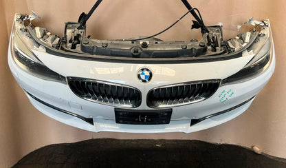 2015 BMW 320i GT F34 N20 Complete Front Nose Cut Headlights Grille Bumper OEM