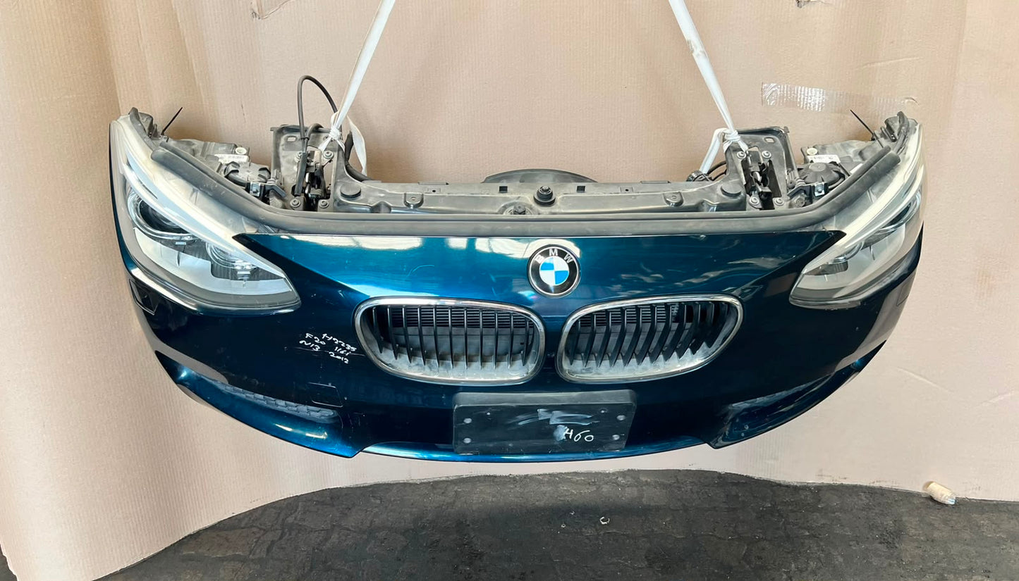 2012 BMW 116i F20 N13 Complete Front Nose Cut Headlights Grille Bumper OEM