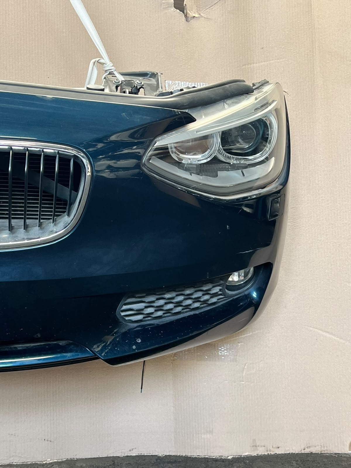 2012 BMW 116i F20 N13 Complete Front Nose Cut Headlights Grille Bumper OEM