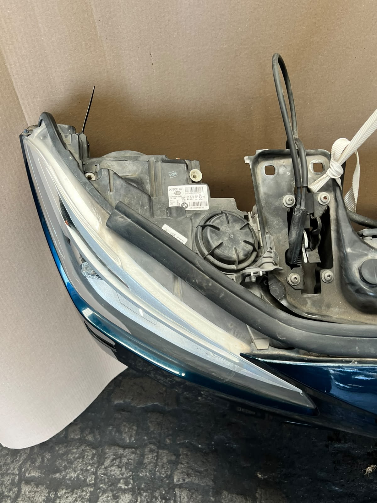 2012 BMW 116i F20 N13 Complete Front Nose Cut Headlights Grille Bumper OEM