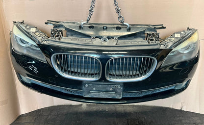 2010 BMW 730d F01 N57 Complete Front Nose Cut Headlights Grille Bumper OEM