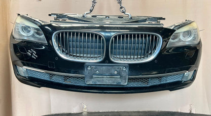 2010 BMW 730d F01 N57 Complete Front Nose Cut Headlights Grille Bumper OEM