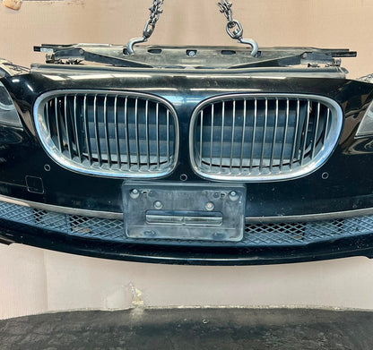 2010 BMW 730d F01 N57 Complete Front Nose Cut Headlights Grille Bumper OEM