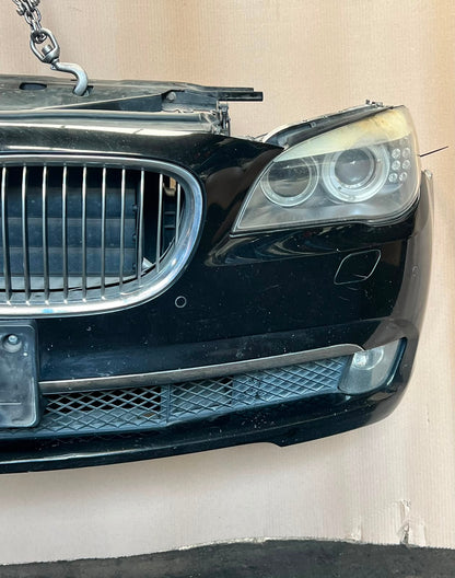 2010 BMW 730d F01 N57 Complete Front Nose Cut Headlights Grille Bumper OEM