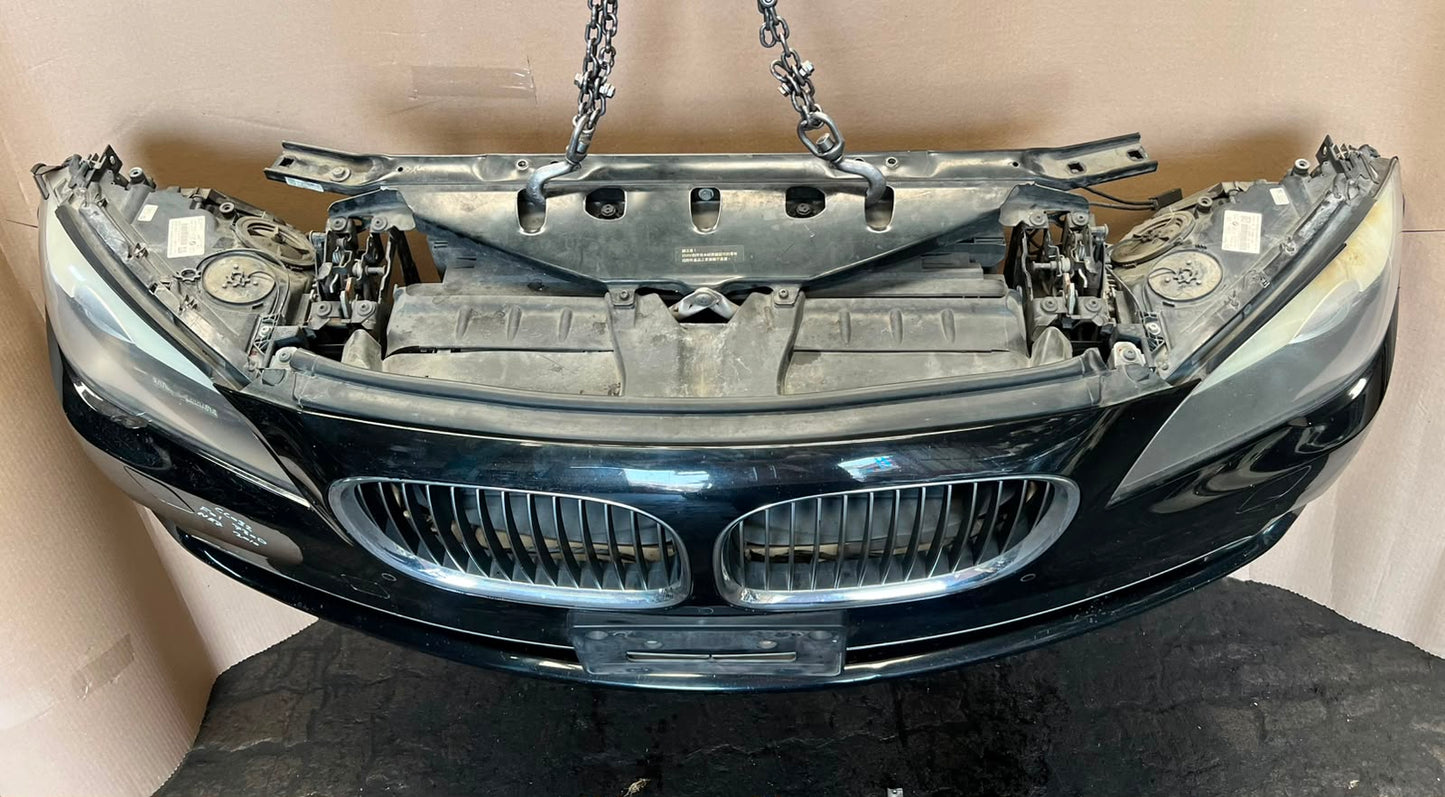 2010 BMW 730d F01 N57 Complete Front Nose Cut Headlights Grille Bumper OEM