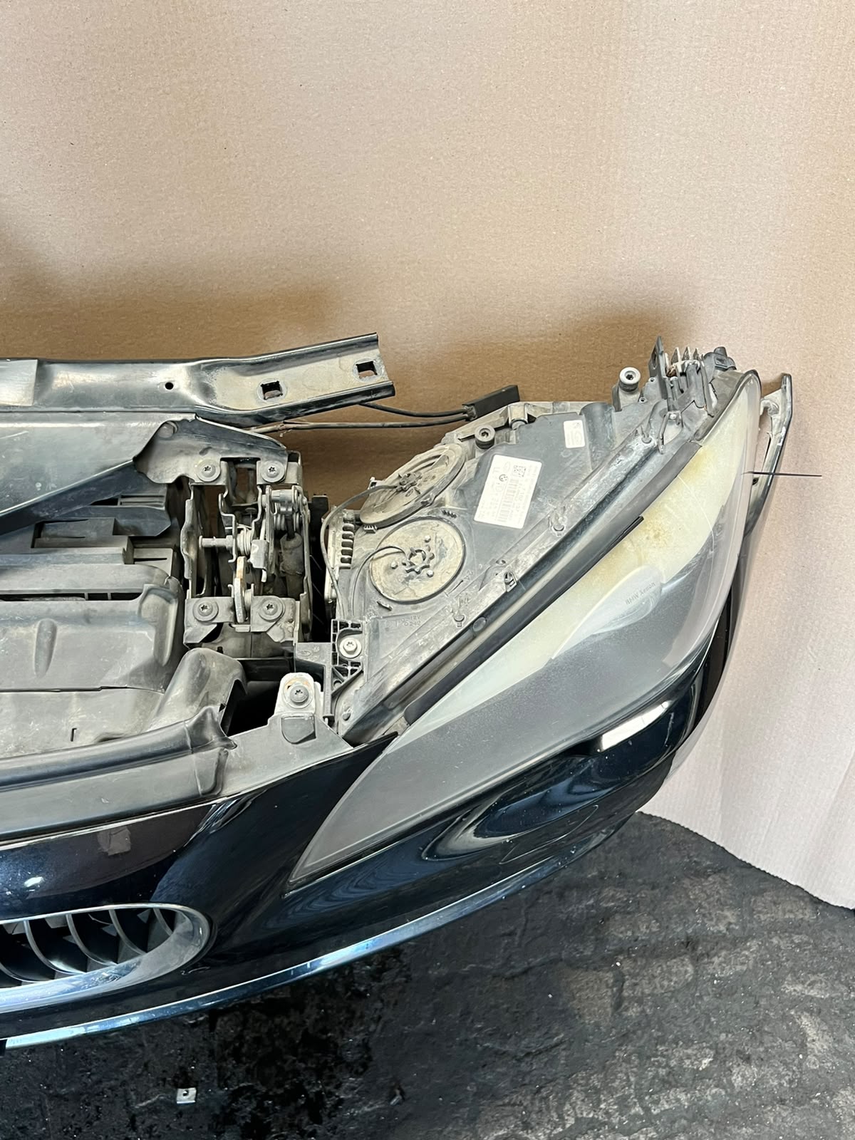 2010 BMW 730d F01 N57 Complete Front Nose Cut Headlights Grille Bumper OEM