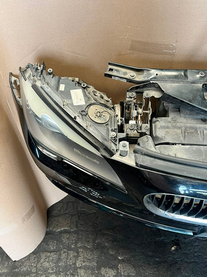 2010 BMW 730d F01 N57 Complete Front Nose Cut Headlights Grille Bumper OEM
