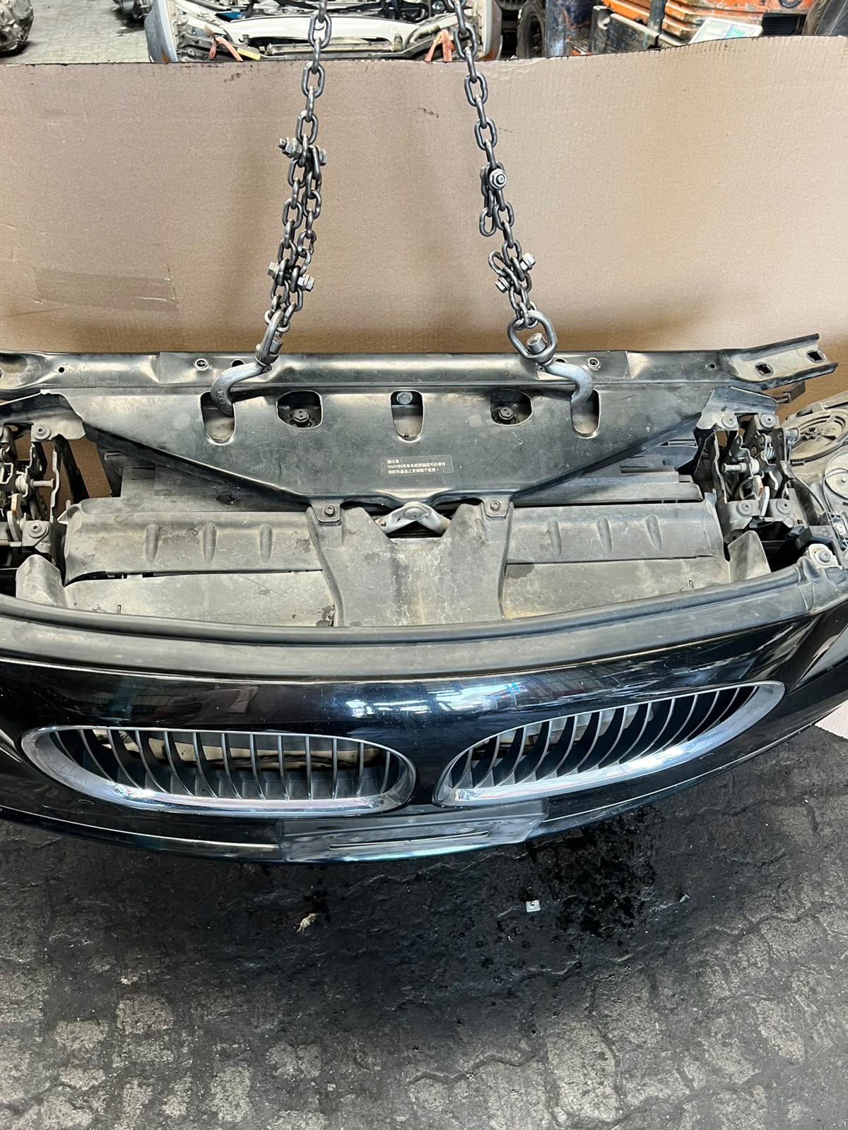 2010 BMW 730d F01 N57 Complete Front Nose Cut Headlights Grille Bumper OEM
