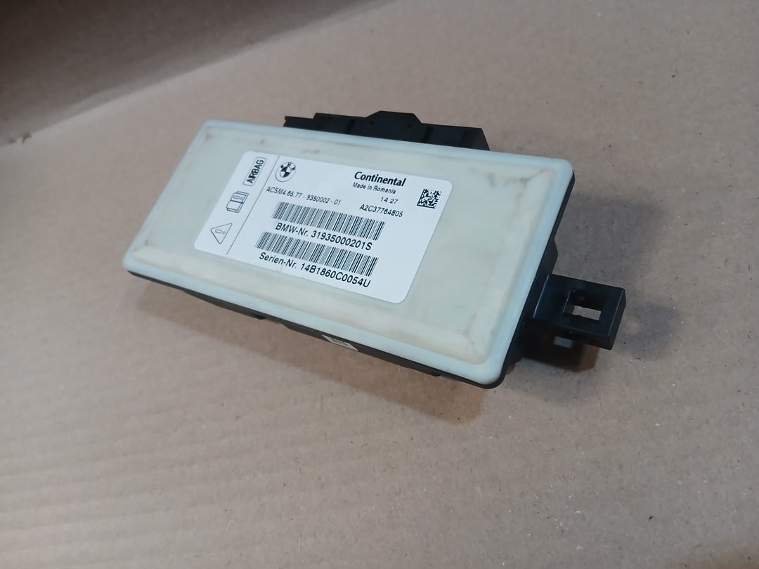 2014-2015 BMW X3 F25 Airbag SRS Control Module ECU ACSM4 9350002 OEM