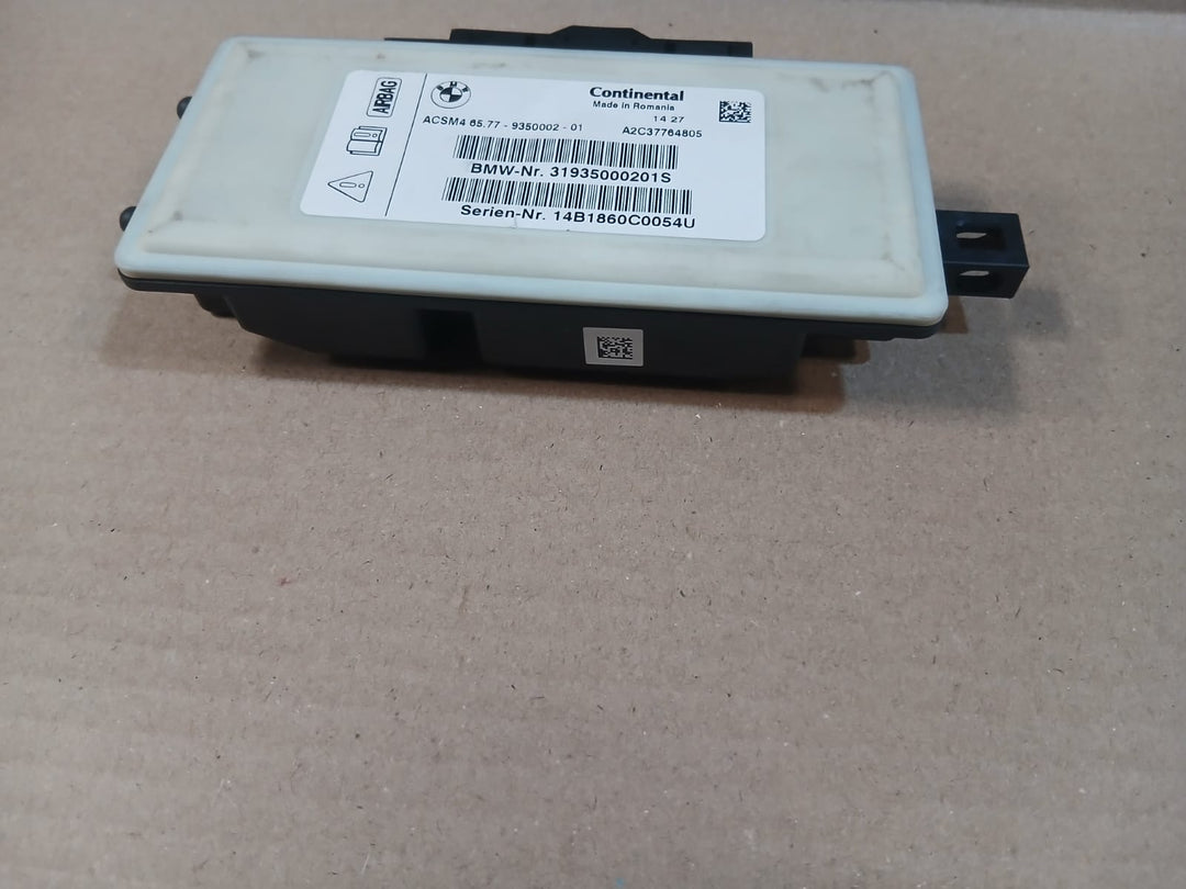 2014-2015 BMW X3 F25 Airbag SRS Control Module ECU ACSM4 9350002 OEM
