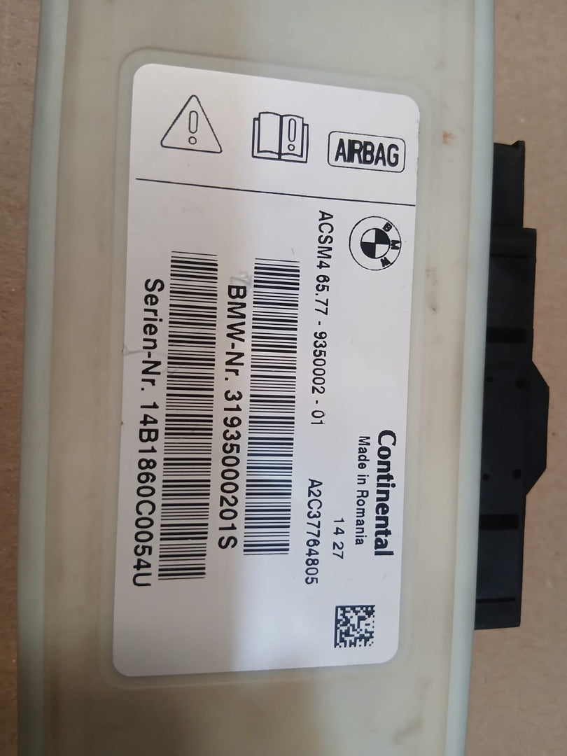 2014-2015 BMW X3 F25 Airbag SRS Control Module ECU ACSM4 9350002 OEM