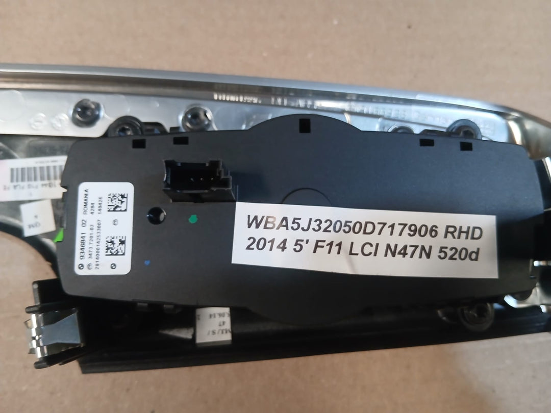 BMW X3 F25 5 Series F10 F11 Headlight Switch Control 9346841 OEM 2010-2017