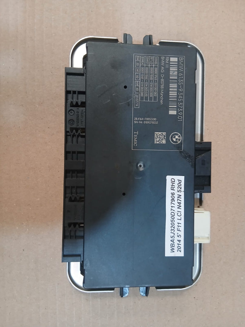 BMW 528i 535i 550i F10 F11 FRM3 Footwell Light Control Module 9345373 OEM