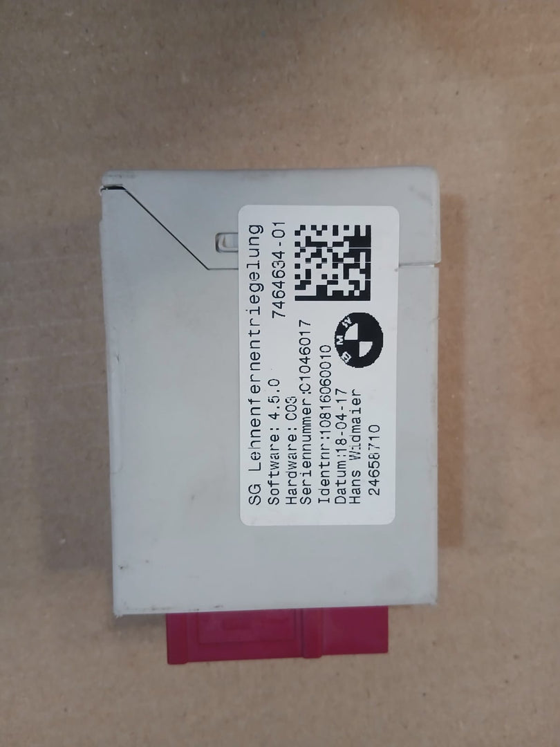 BMW F45 F46 F48 Remote Rear Backrest Release Control Module 7464634 OEM