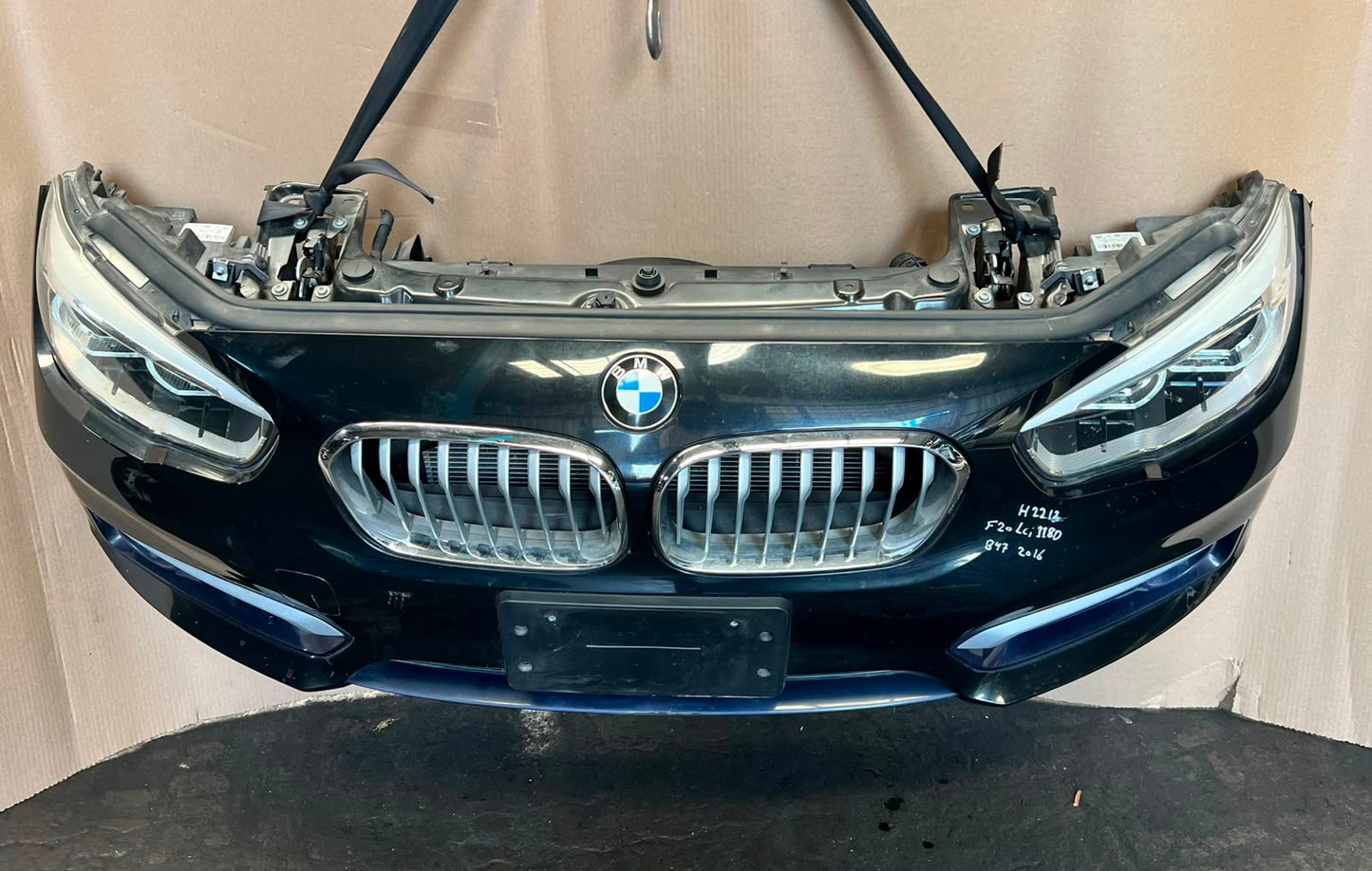 2016 BMW 118d F20 LCI B47 Complete Front Nose Cut Headlights Grille Bumper OEM