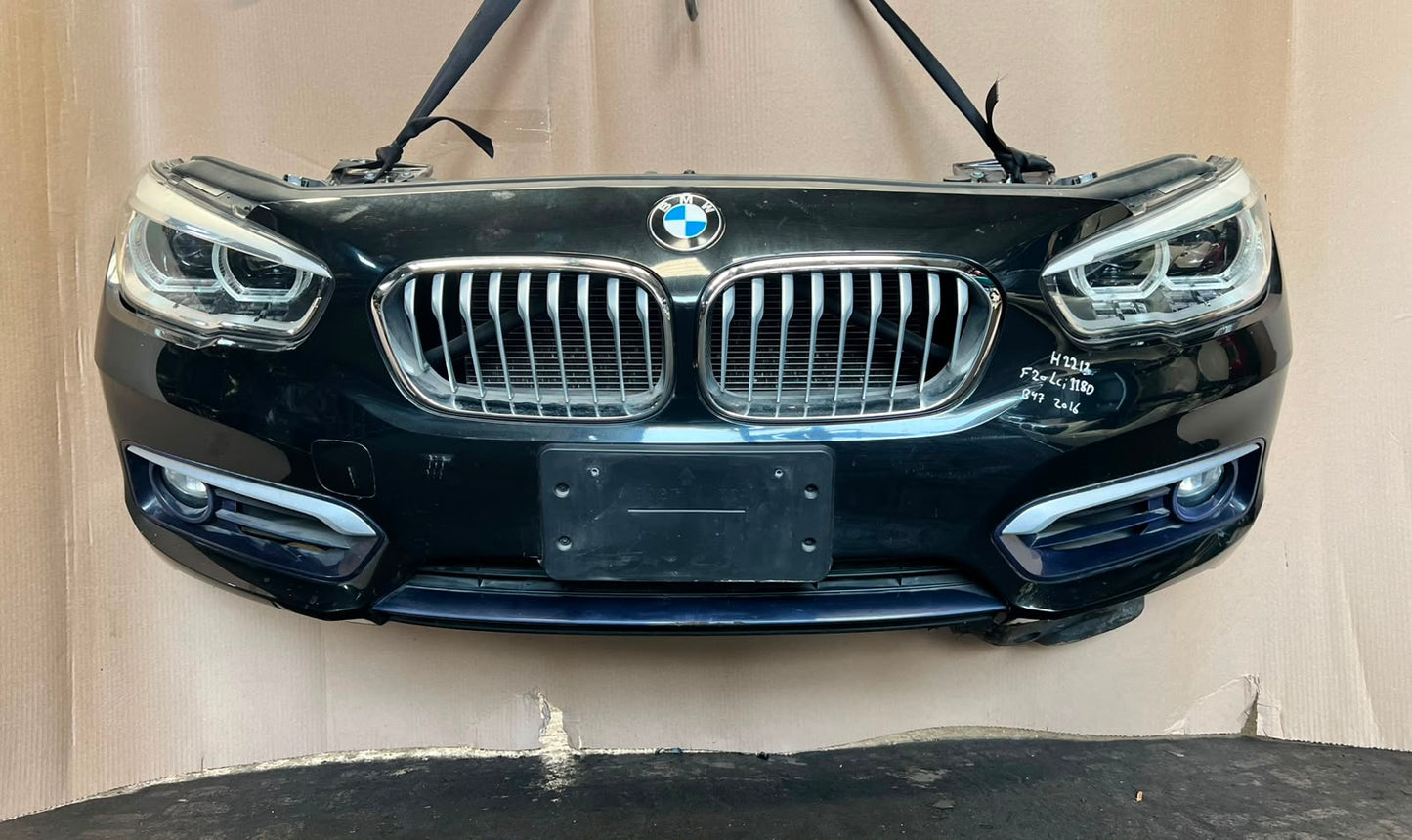 2016 BMW 118d F20 LCI B47 Complete Front Nose Cut Headlights Grille Bumper OEM