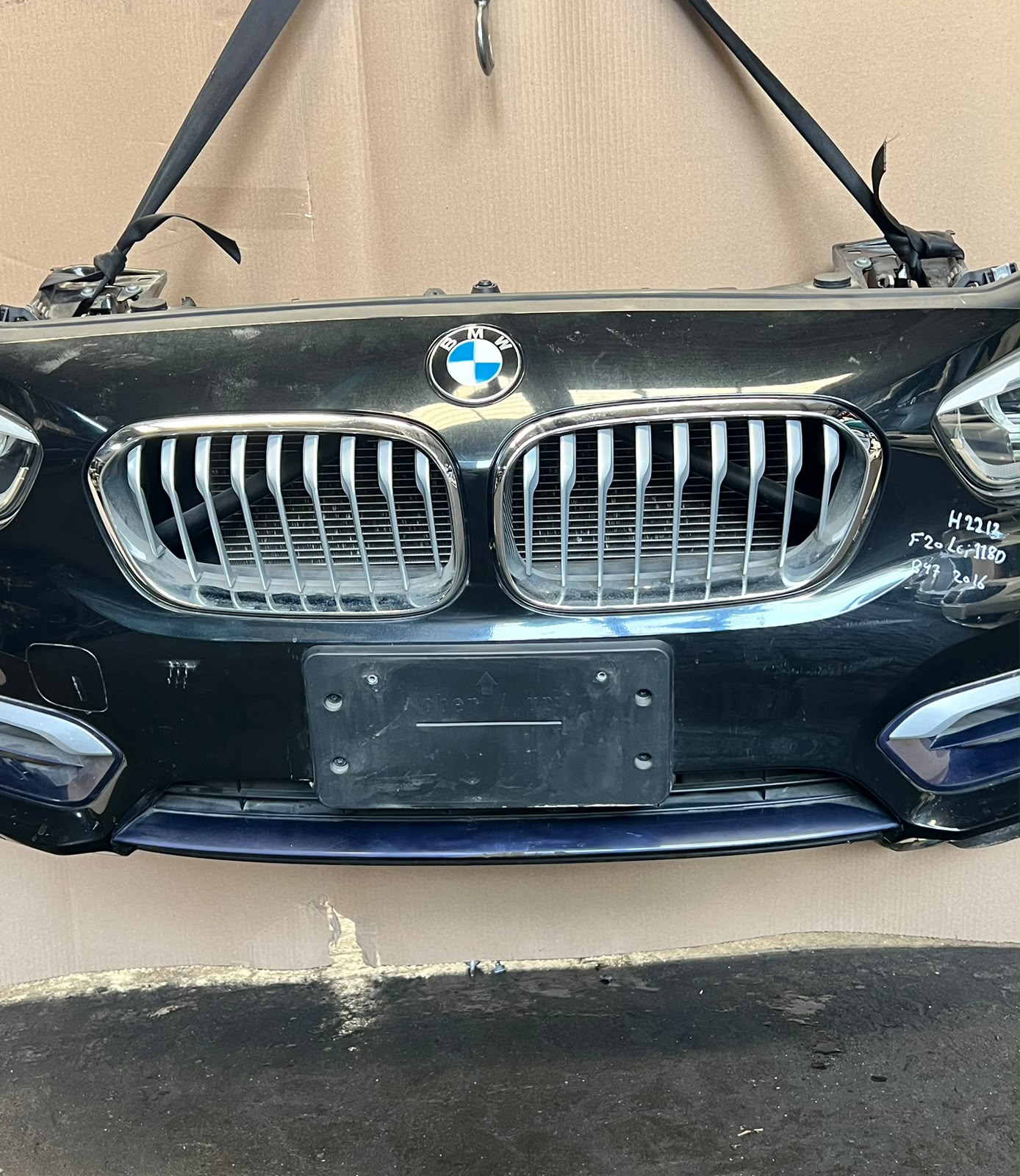 2016 BMW 118d F20 LCI B47 Complete Front Nose Cut Headlights Grille Bumper OEM