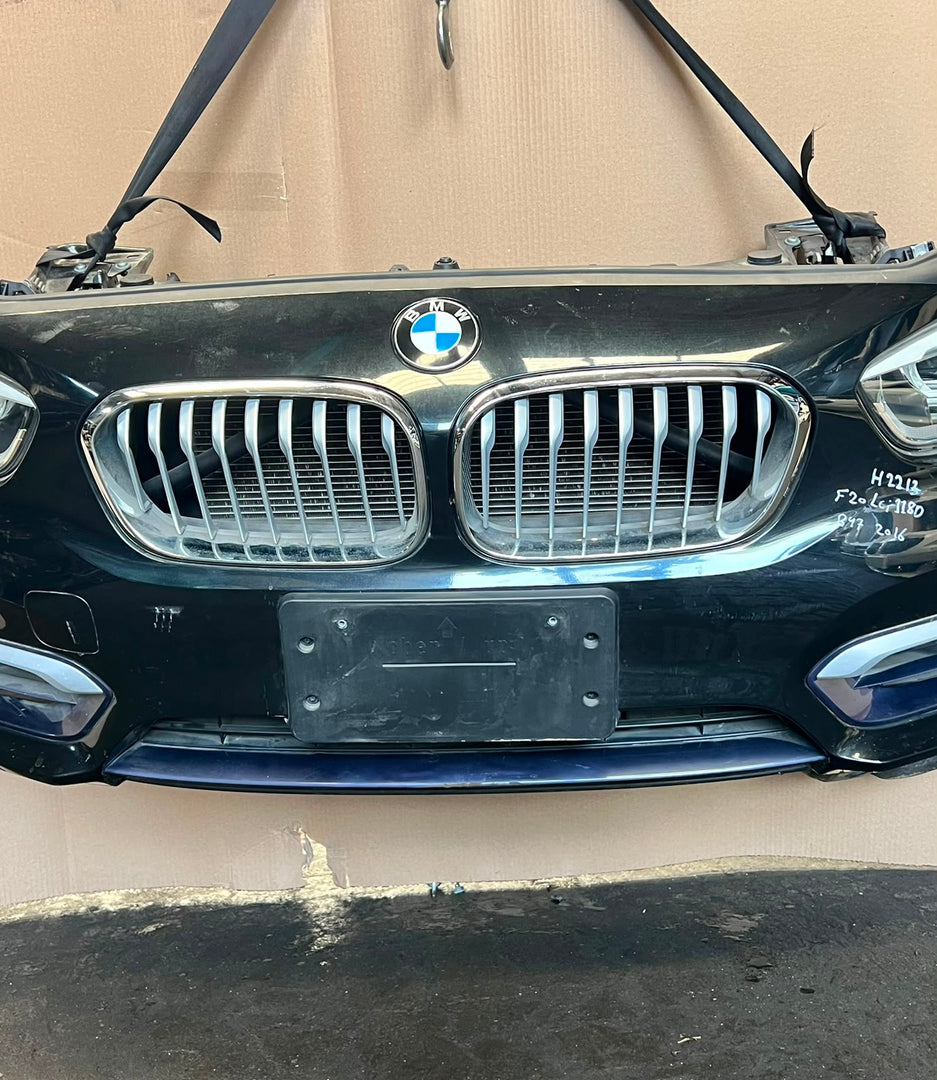 2016 BMW 118d F20 LCI B47 Complete Front Nose Cut Headlights Grille Bumper OEM