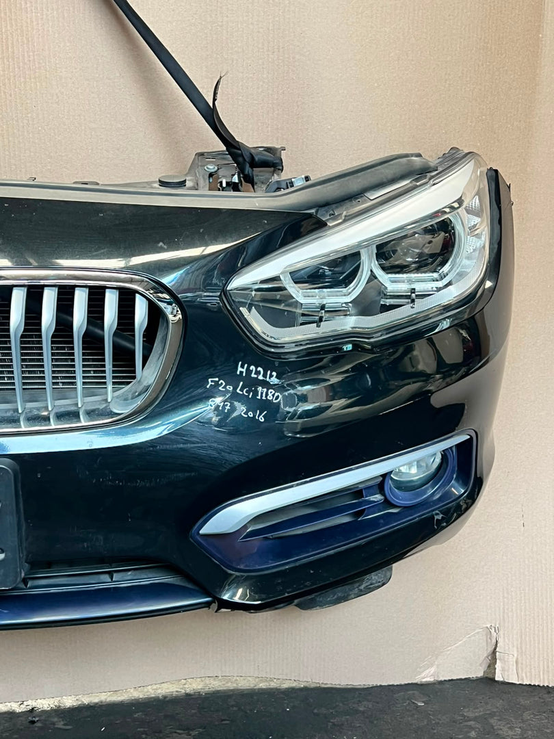 2016 BMW 118d F20 LCI B47 Complete Front Nose Cut Headlights Grille Bumper OEM