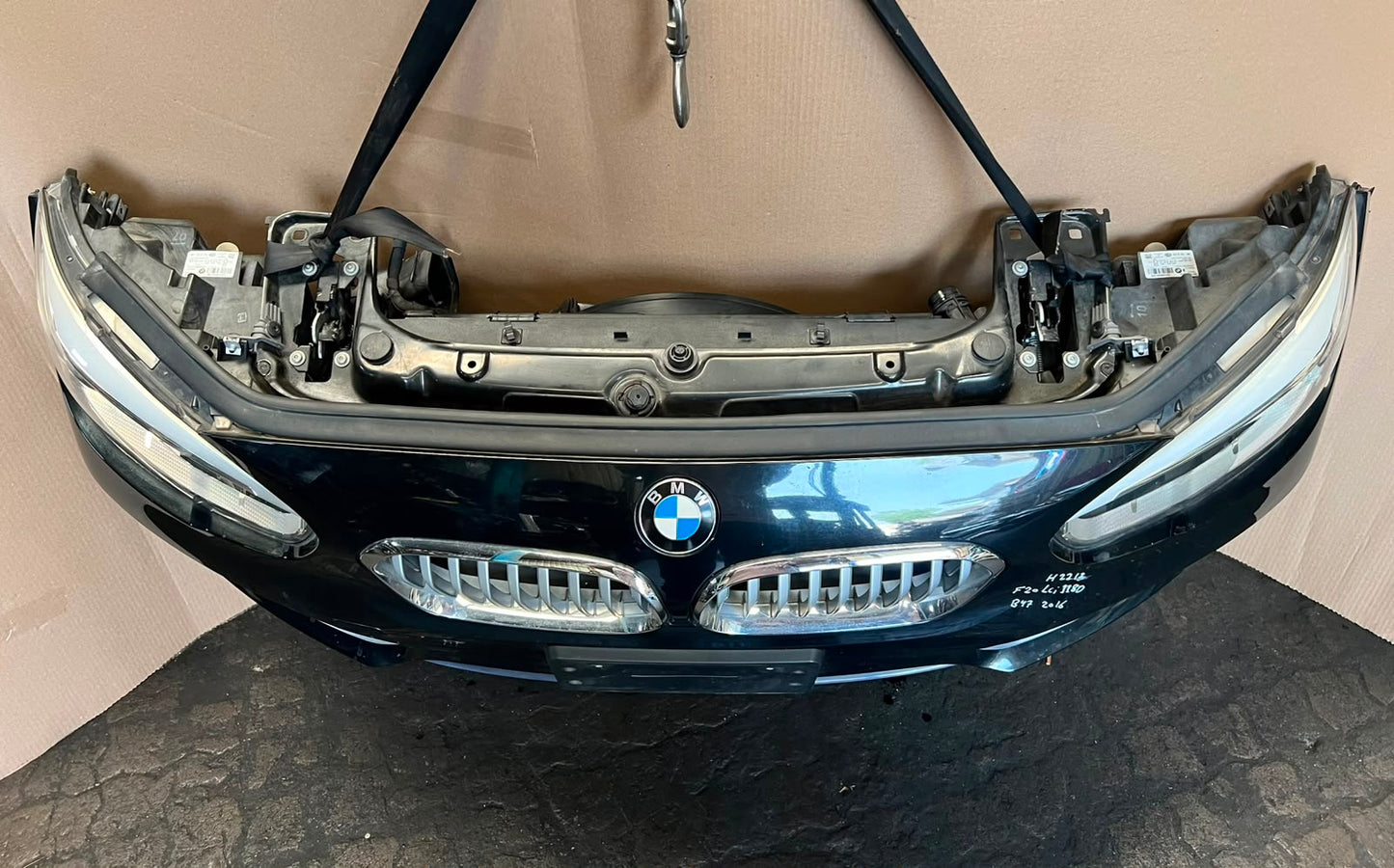 2016 BMW 118d F20 LCI B47 Complete Front Nose Cut Headlights Grille Bumper OEM