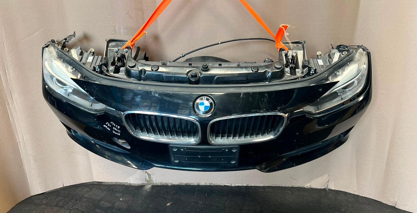 2013 BMW 320d F30 N47 Complete Front Nose Cut Headlights Grille Bumper OEM
