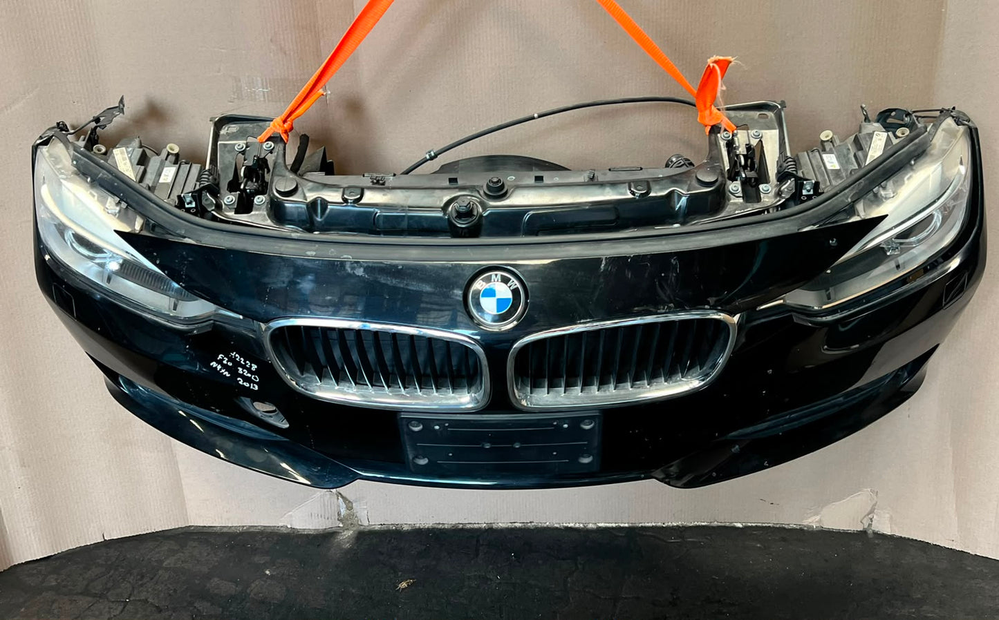 2013 BMW 320d F30 N47 Complete Front Nose Cut Headlights Grille Bumper OEM