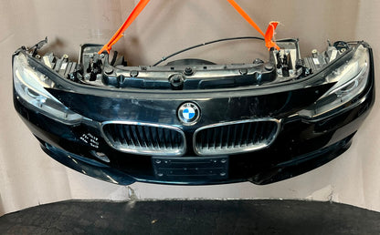 2013 BMW 320d F30 N47 Complete Front Nose Cut Headlights Grille Bumper OEM