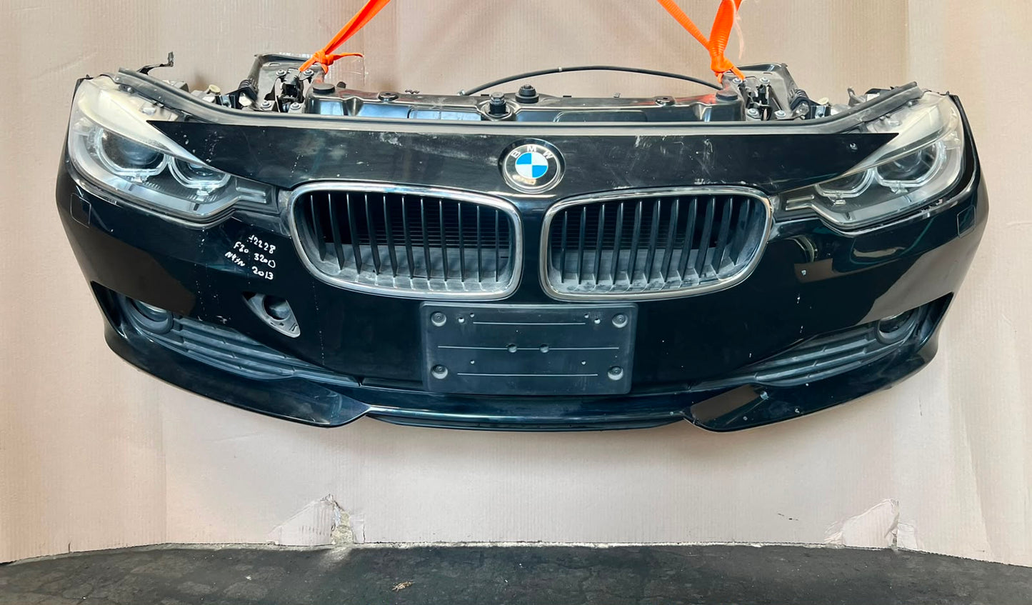 2013 BMW 320d F30 N47 Complete Front Nose Cut Headlights Grille Bumper OEM