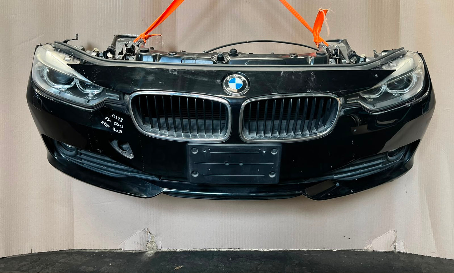 2013 BMW 320d F30 N47 Complete Front Nose Cut Headlights Grille Bumper OEM