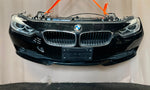 Bild in die Galerieansicht laden, 2013 BMW 320d F30 N47 Complete Front Nose Cut Headlights Grille Bumper OEM
