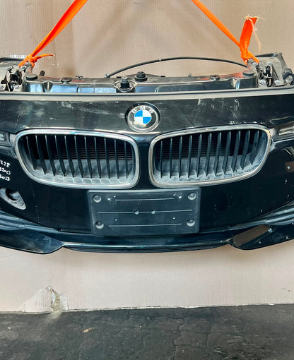 2013 BMW 320d F30 N47 Complete Front Nose Cut Headlights Grille Bumper OEM