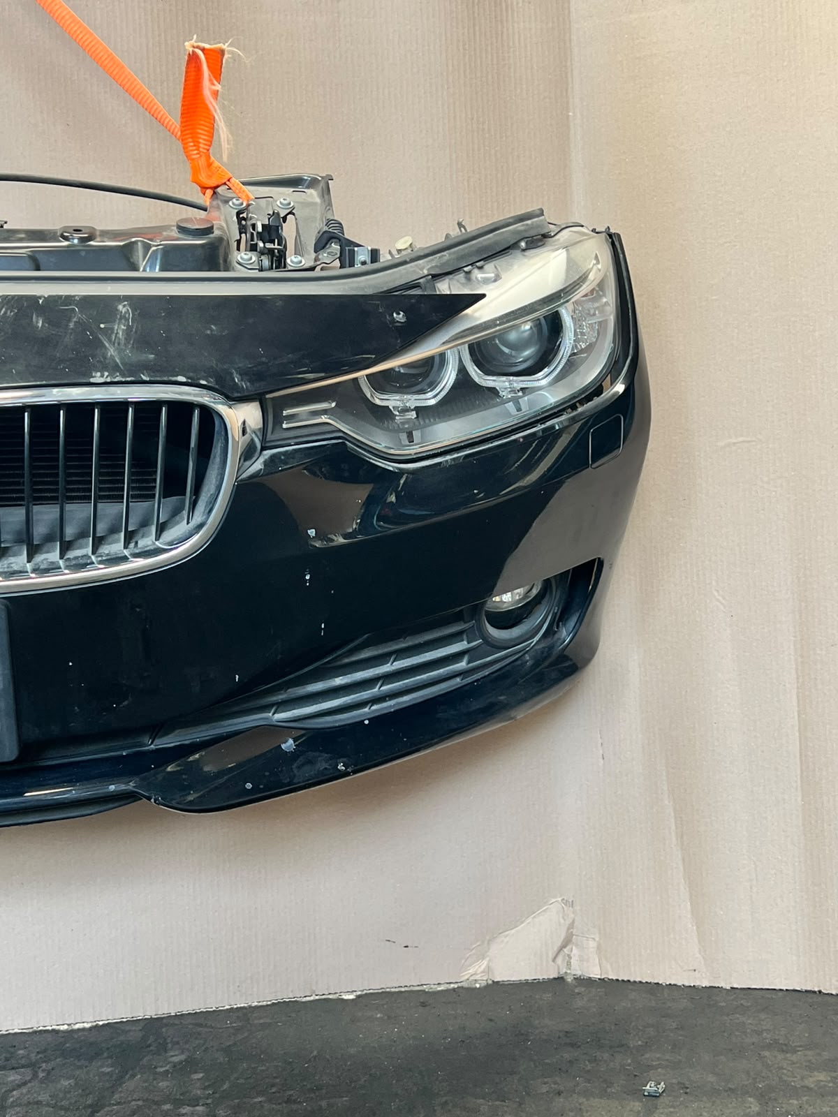 2013 BMW 320d F30 N47 Complete Front Nose Cut Headlights Grille Bumper OEM