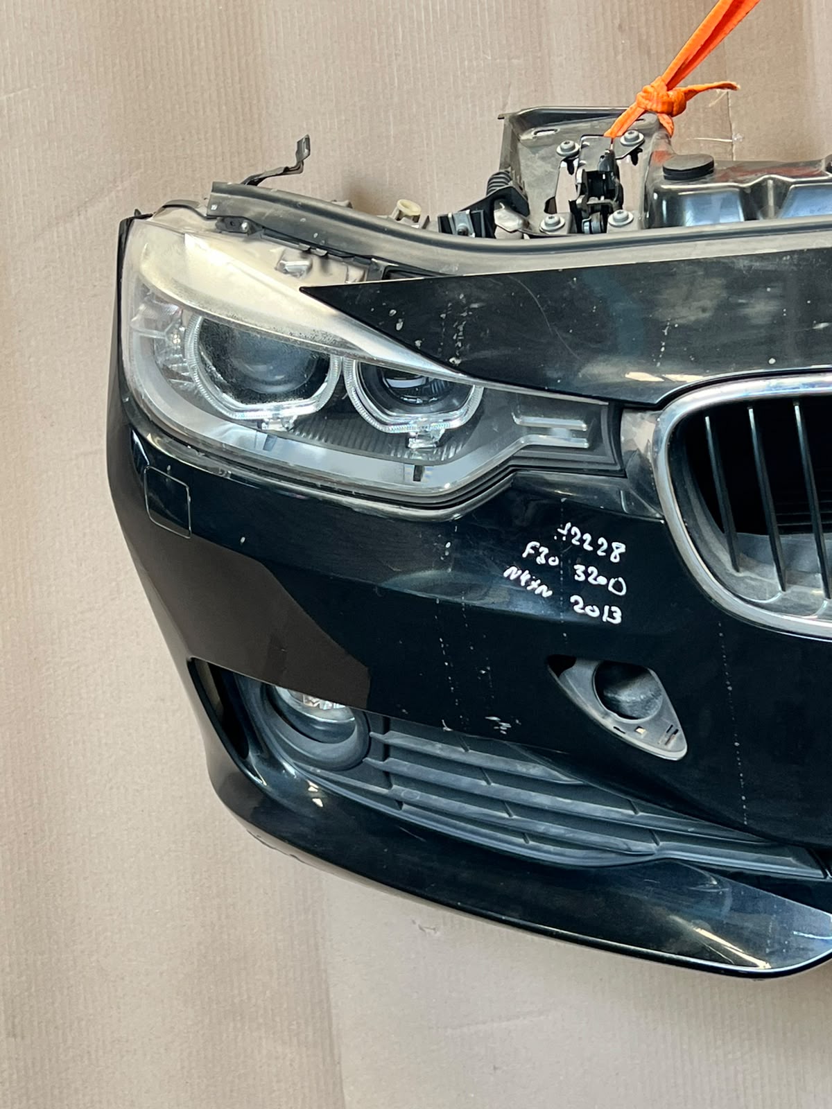 2013 BMW 320d F30 N47 Complete Front Nose Cut Headlights Grille Bumper OEM