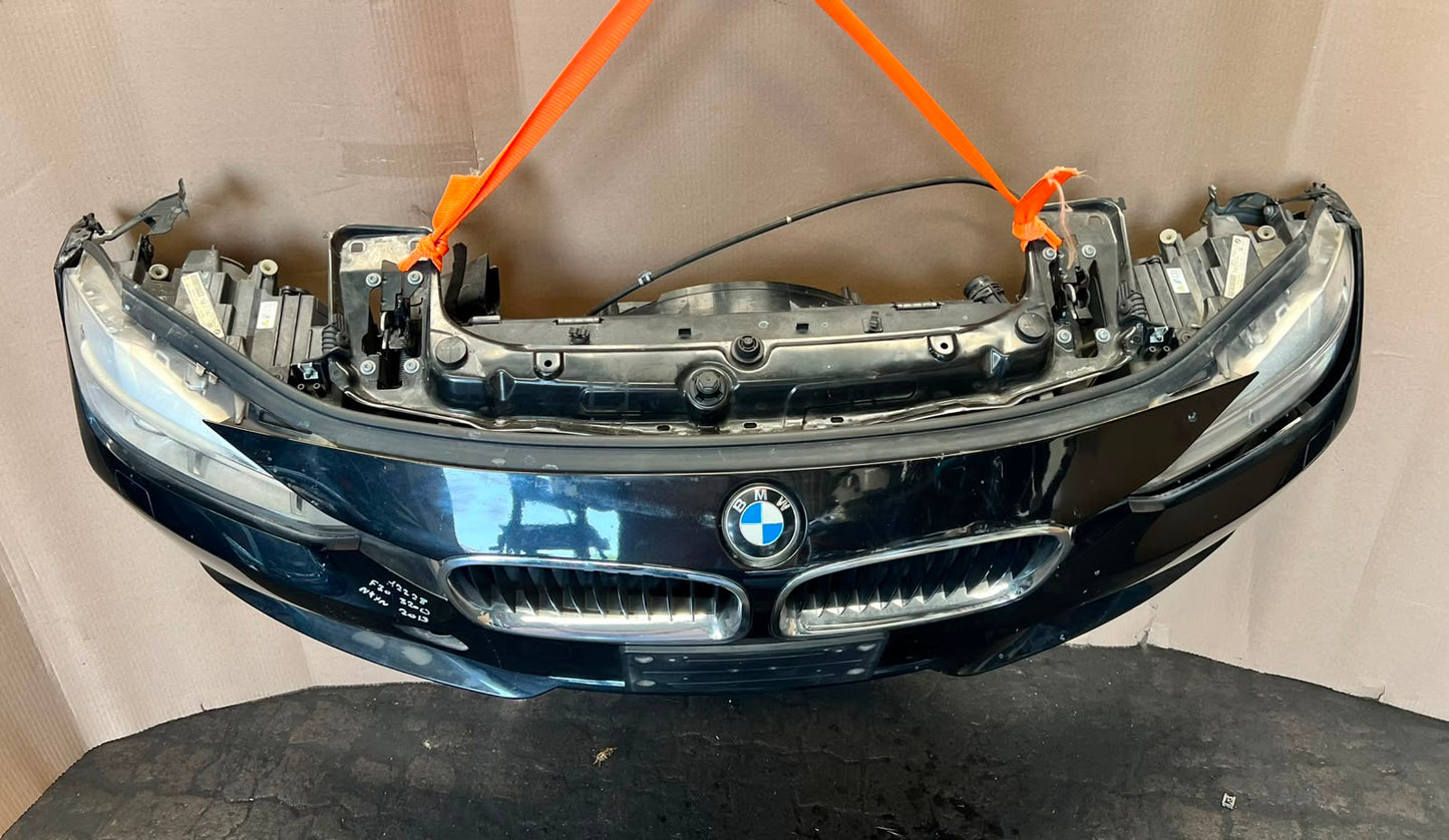 2013 BMW 320d F30 N47 Complete Front Nose Cut Headlights Grille Bumper OEM