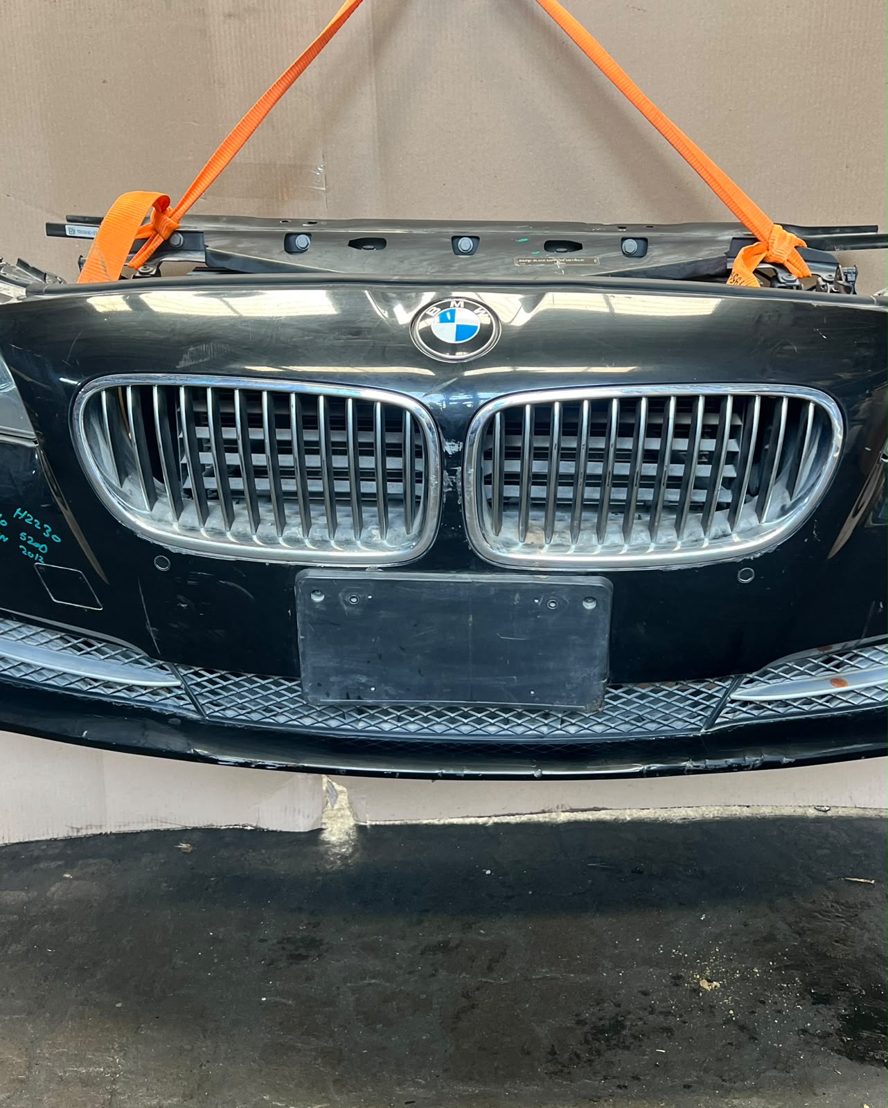 2012 BMW 520d F10 N47N Complete Front Nose Cut Headlights Grille Bumper OEM