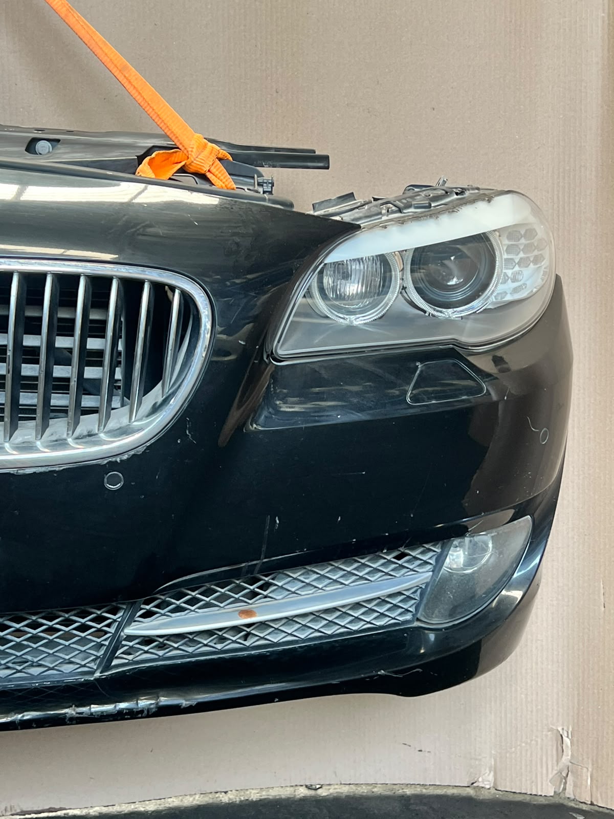 2012 BMW 520d F10 N47N Complete Front Nose Cut Headlights Grille Bumper OEM