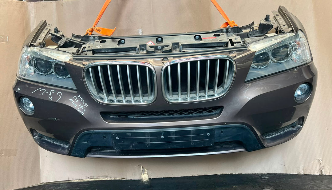 2012 BMW X3 F25 xDrive28i N20 Complete Front Nose Cut Headlights Grille OEM