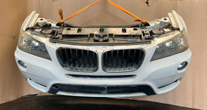 2012 BMW X3 F25 Complete Front Nose Cut Headlights Grille Bumper OEM