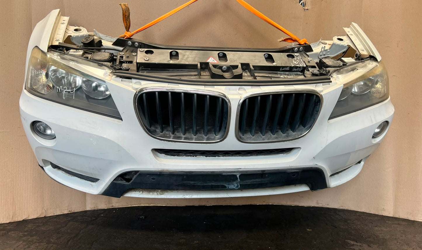 2012 BMW X3 F25 Complete Front Nose Cut Headlights Grille Bumper OEM