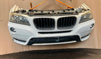 2012 BMW X3 F25 Complete Front Nose Cut Headlights Grille Bumper OEM