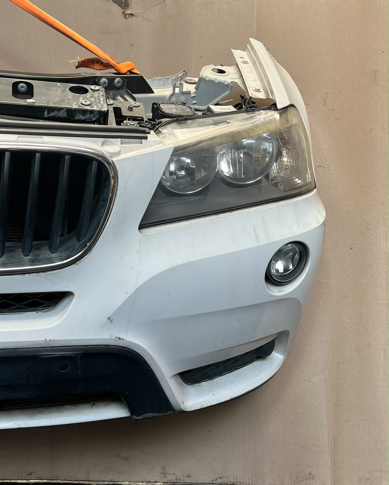 2012 BMW X3 F25 Complete Front Nose Cut Headlights Grille Bumper OEM