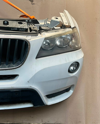 2012 BMW X3 F25 Complete Front Nose Cut Headlights Grille Bumper OEM