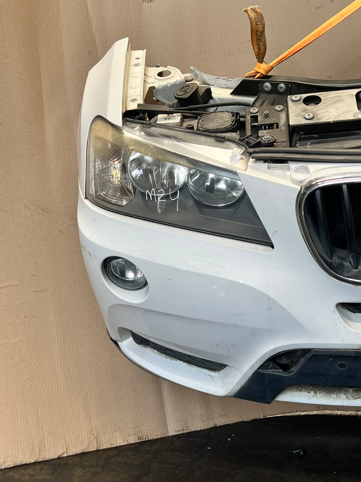 2012 BMW X3 F25 Complete Front Nose Cut Headlights Grille Bumper OEM