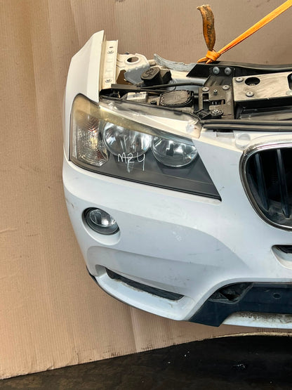 2012 BMW X3 F25 Complete Front Nose Cut Headlights Grille Bumper OEM